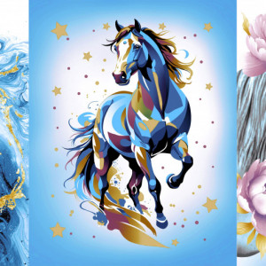 Кухонный набор из трёх полотенец 